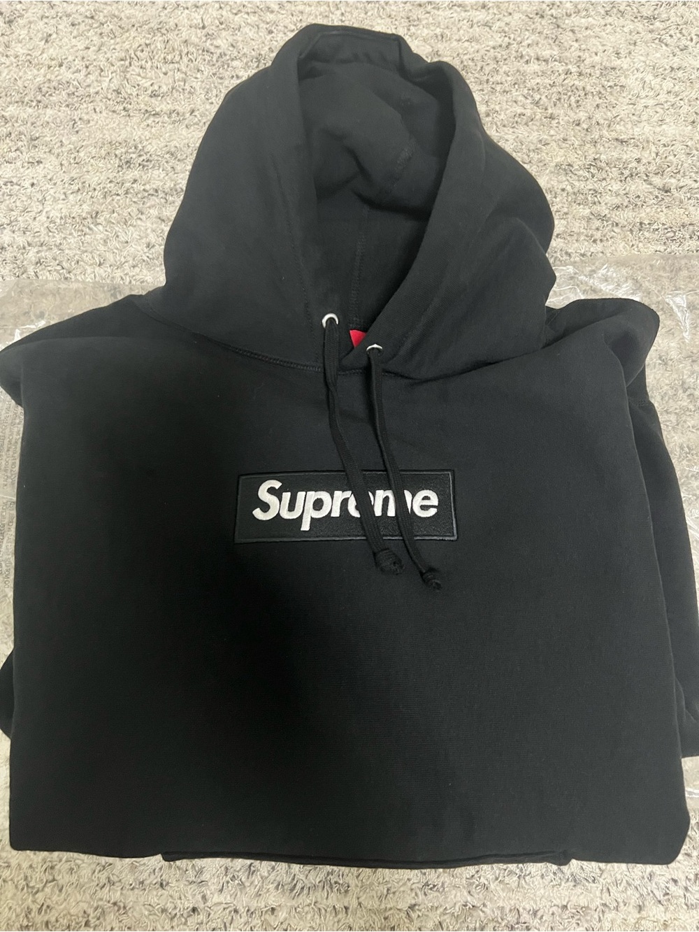 Supreme Black Box Logo Hoodie